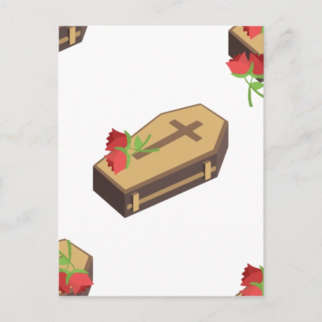 Postal emojis de ataúd (Anverso)