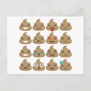Postal emojis de poop