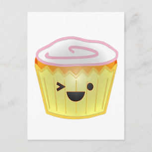 Postal Emoticon Cupcake
