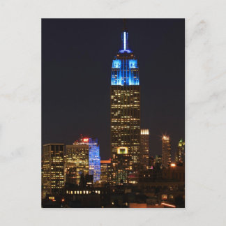 Postal Emp St Building Blue para Autism 2012 RL