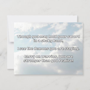 Postal Empath Warrior Positive Citation Animation