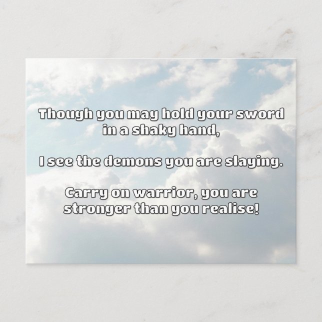 Postal Empath Warrior Positive Citation Animation (Anverso)