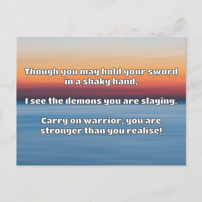 Postal Empath Warrior Positive Citation Animation (Anverso)
