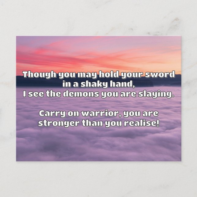 Postal Empath Warrior Positive Citation Animation (Anverso)