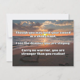Postal Empath Warrior Positive Citation Animation