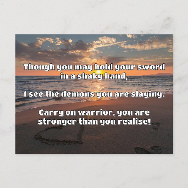 Postal Empath Warrior Positive Citation Animation (Anverso)