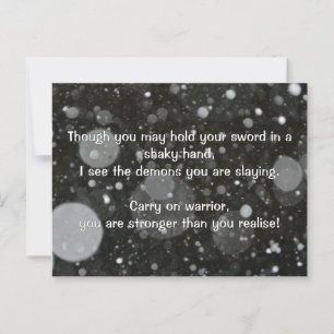 Postal Empath Warrior Positive Citation Animation