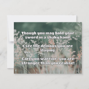 Postal Empath Warrior Positive Citation Animation