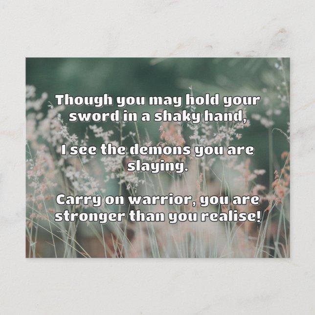 Postal Empath Warrior Positive Citation Animation (Anverso)