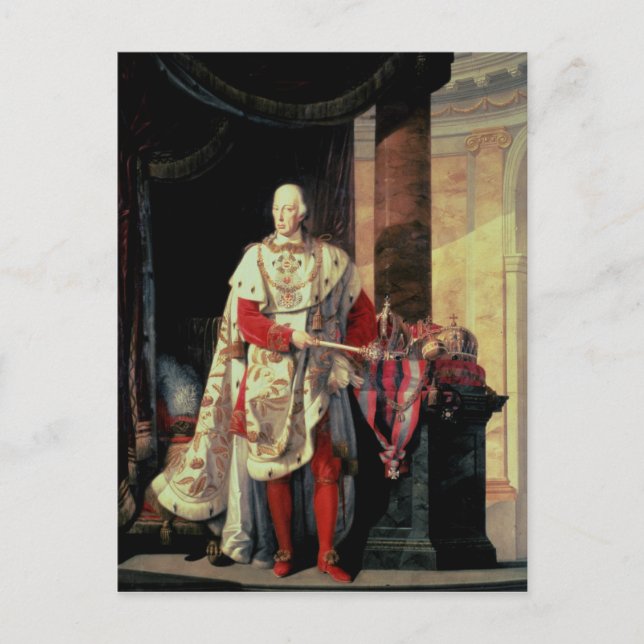 Postal Emperador Francisco I de Austria, siglo XIX (Anverso)
