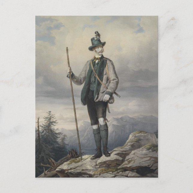 Postal Emperador Francisco José de Austria Postcard (Anverso)