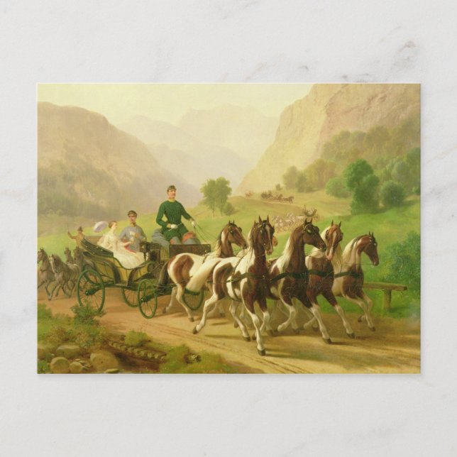 Postal Emperador Franz José I de Austria (Anverso)