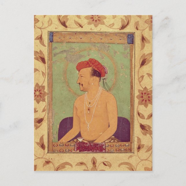 Postal Emperador Jahangir (Anverso)