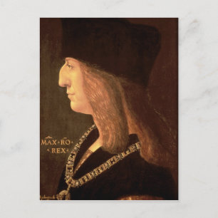 Postal Emperador Maximilian I de Alemania , 1502