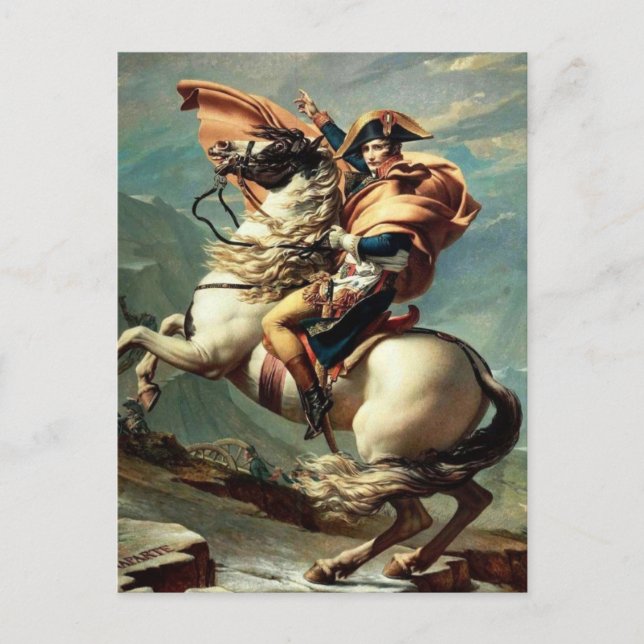 Postal Emperador Napoleón Boneparte de Francia (Anverso)
