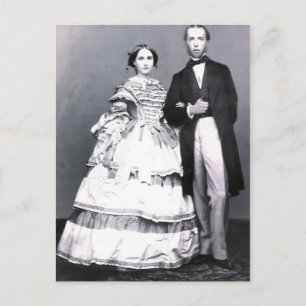 Postal Emperador y emperatriz de México #022M