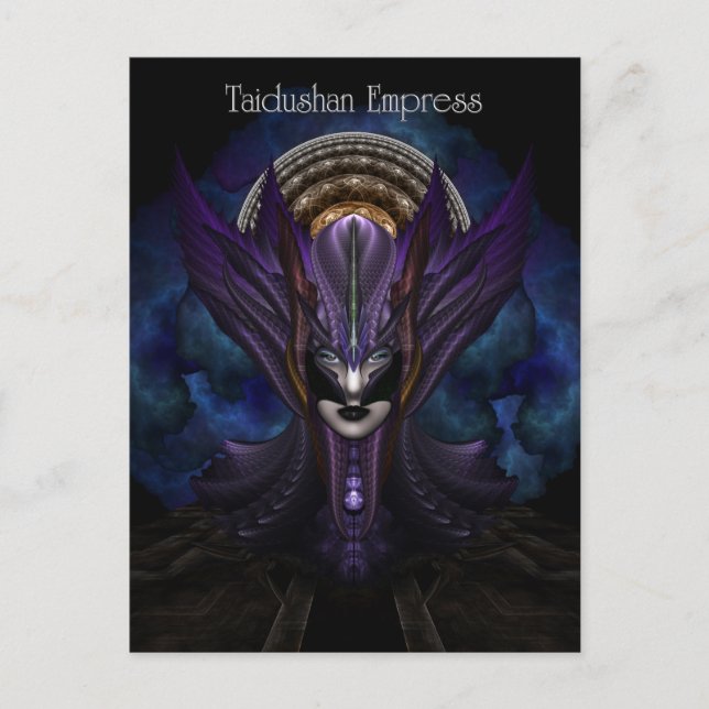 Postal Emperatriz de Taidushan (Anverso)