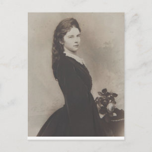 Postal Emperatriz Elisabeth Austria - Sisi como joven