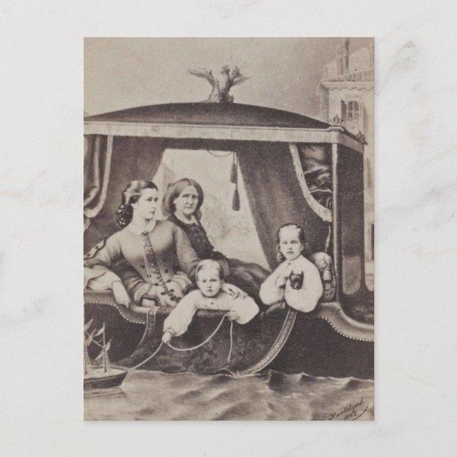 Postal Emperatriz Elisabeth de Austria, Sissi en Venecia (Anverso)