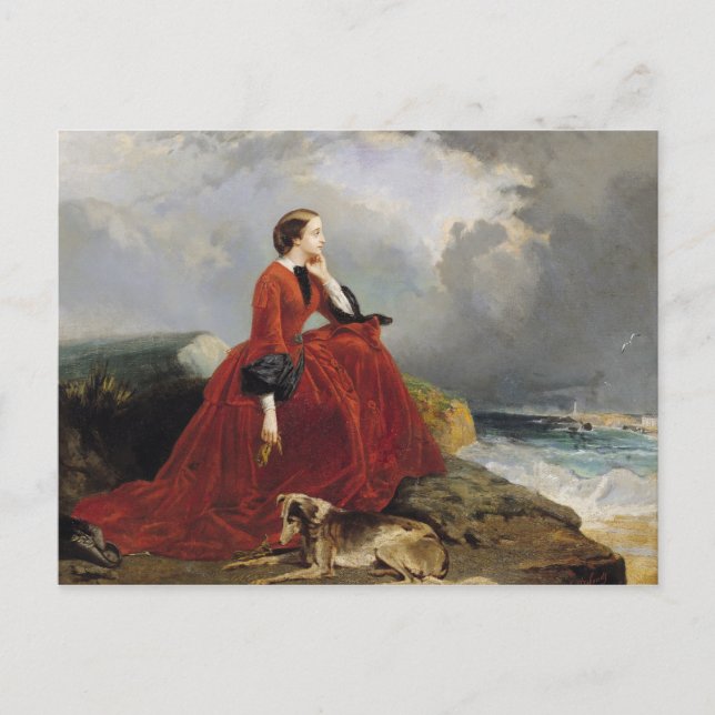 Postal Emperatriz Eugenie en Biarritz, 1858 (Anverso)