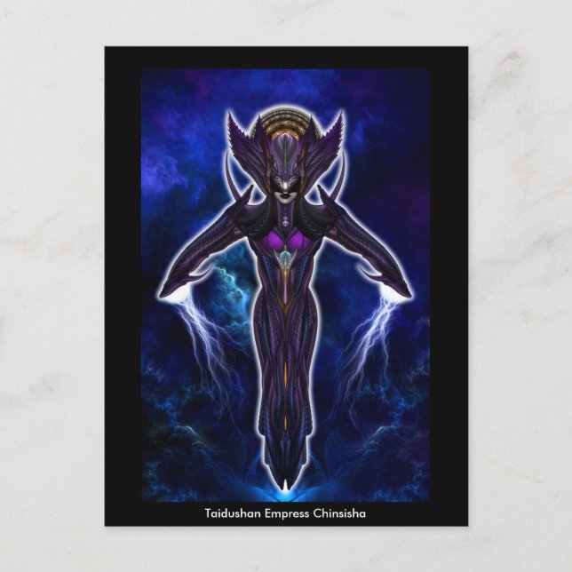 Postal Emperatriz taidushan Chinsisha (Anverso)