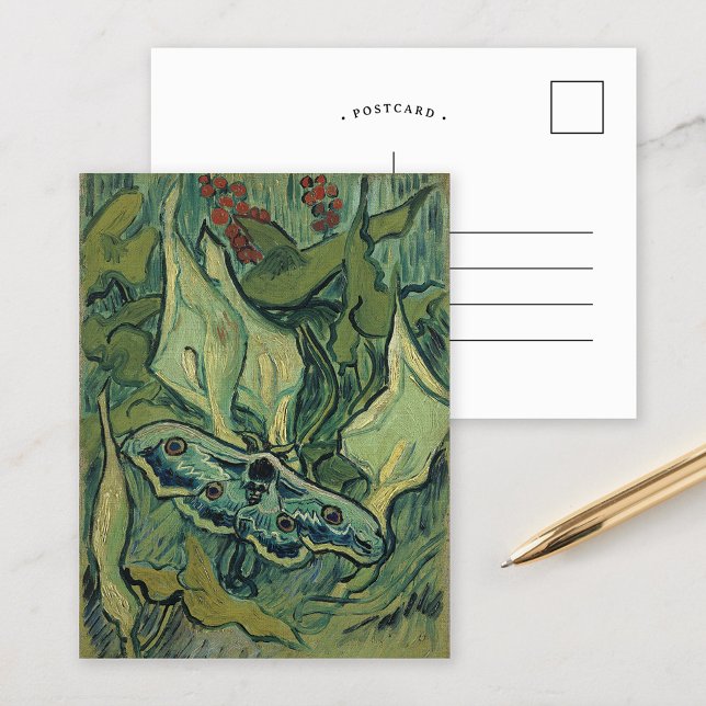 Postal Emperor Moth | Vincent van Gogh (Subido por el creador)