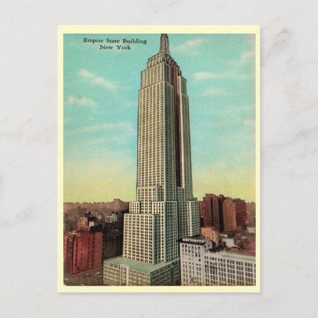 Postal Empire State Building 1930 (Anverso)