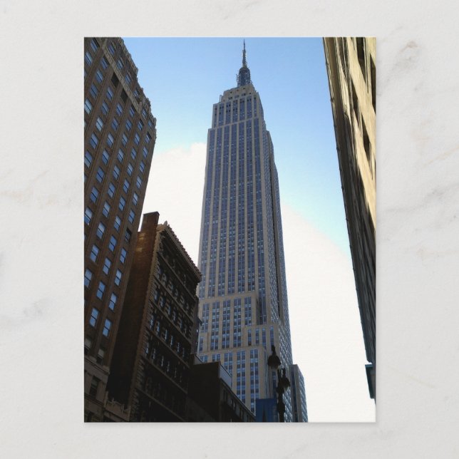 Postal Empire State Building Manhattan New York Postcard (Anverso)