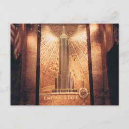 Postal Empire State Building Post Card