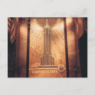 Postal Empire State Building Post Card