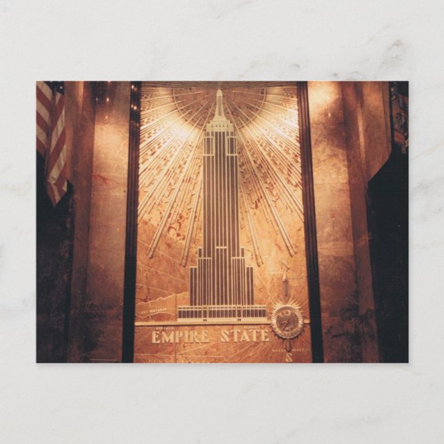 Postal Empire State Building Post Card (Anverso)