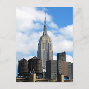 Postal Empire State Building Postcard
