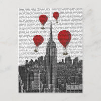Empire State Building y Red Hot Air Balloons