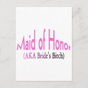 Postal Empleada De Honor