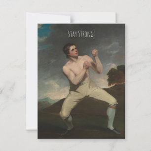 Postal Empoderamiento para mantener la firmeza del Art Bl
