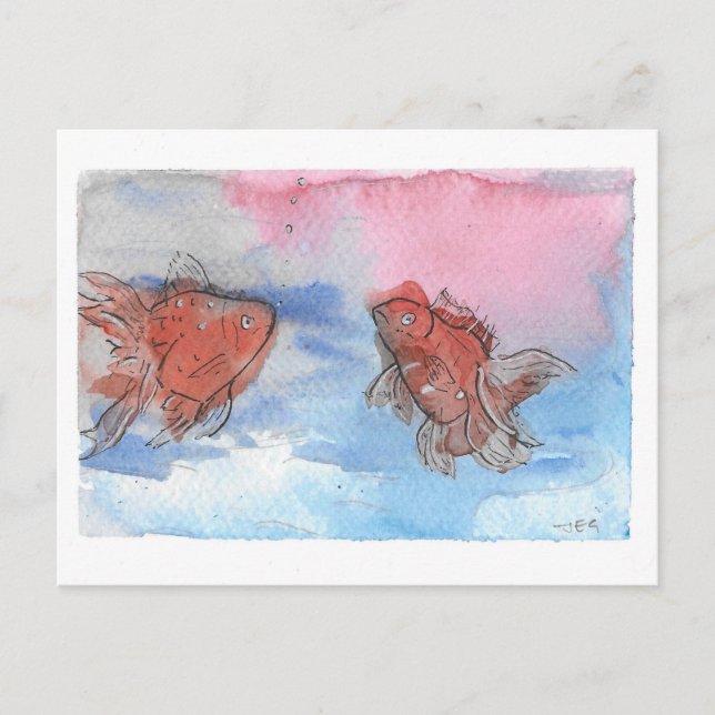 Postal Empresa de dos - (Anverso)