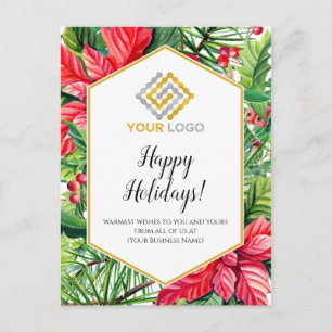 Postal empresa de logotipos para navidades