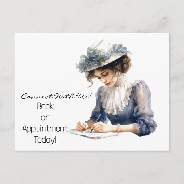 Postal empresa de promoción de Moda de empresa (Anverso)