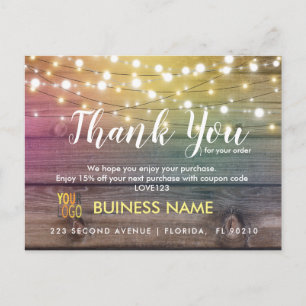Postal empresa de promoción gracias