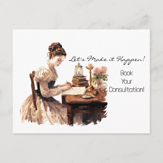 Postal empresa de publicidad de empresa (Anverso)