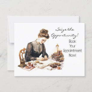 Postal empresa elegante de la empresa