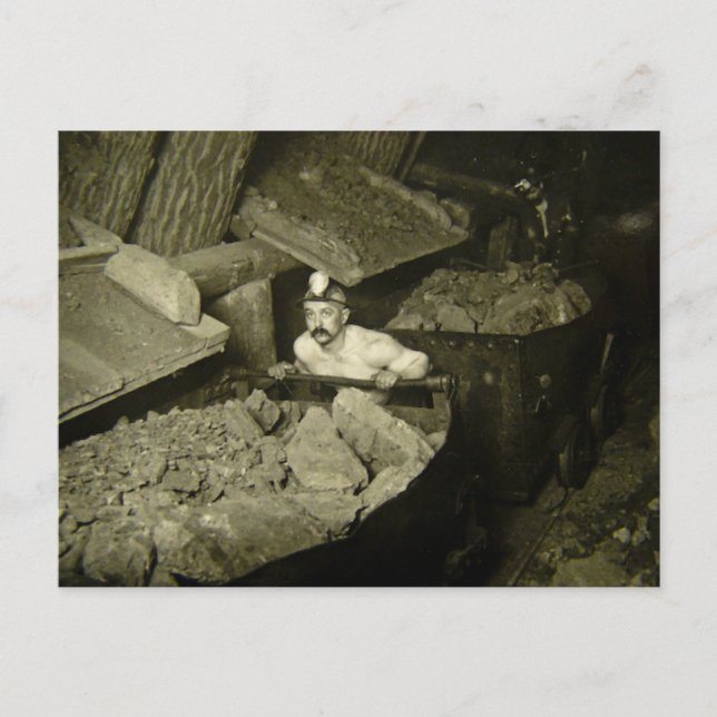 Postal Empresa minera Calumet y Hecla Michigan (Anverso)