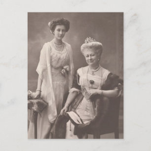 Postal EMPRESS de Alemania y su hija #042D
