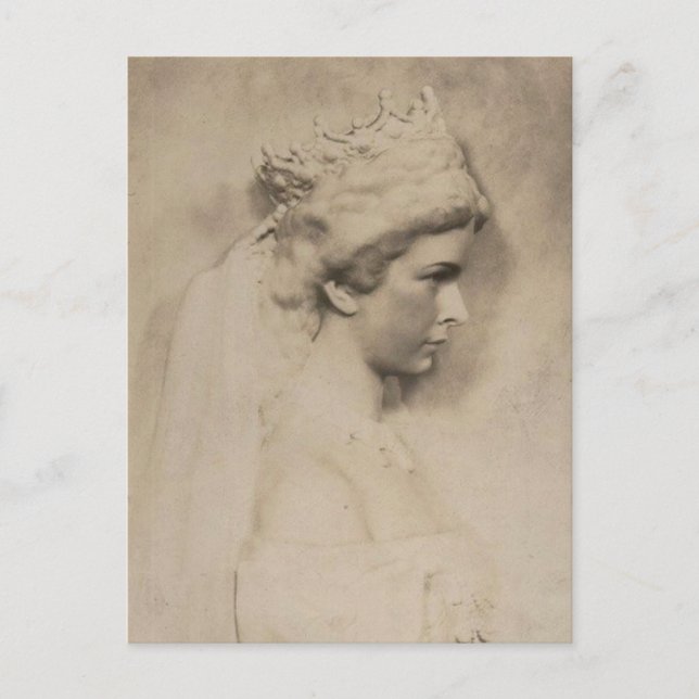 Postal Empress Elisabeth Austria - Sisi, Sisi en perfil (Anverso)