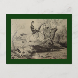 Postal Empress Elisabeth montando a caballo de la silla #