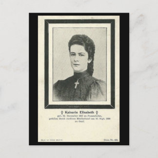 Postal Empress Elisabeth - Sissi - ASESINACIÓN #034H