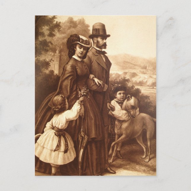 Postal EMPRESS ELISABETH, Sissi de Austria y familia #009 (Anverso)