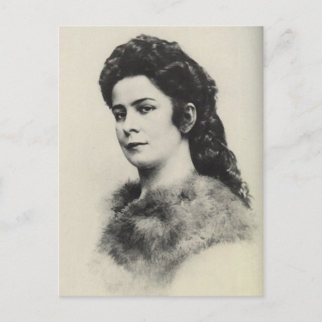 Postal Empress Elisabeth - Sissi - Sisi de Austria #028H (Anverso)