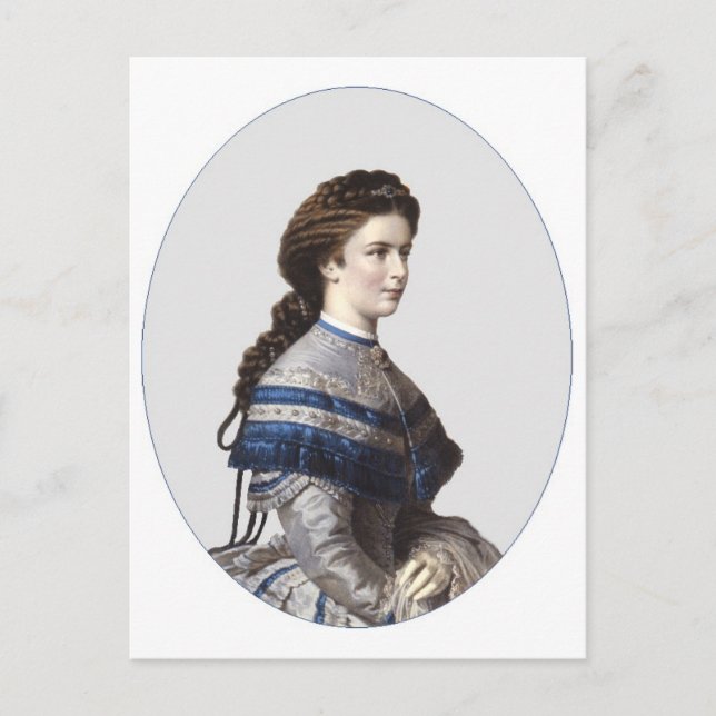 Postal Empress Elisabeth - Sissi - Sisi de Austria #031H (Anverso)
