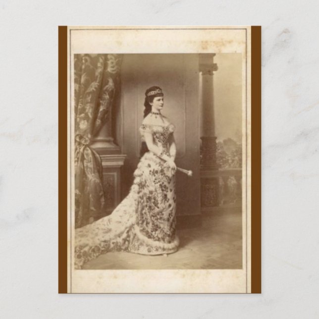 Postal Empress Elisabeth - Sissi - Sisi de Austria #035H (Anverso)